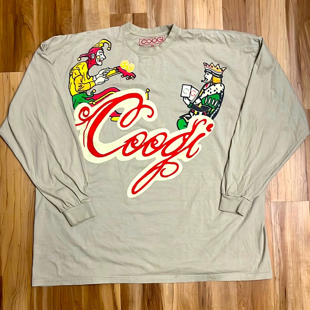 Men’s COOGI  Long Sleeved 69 King and Jester T Shirt- Size 4XL